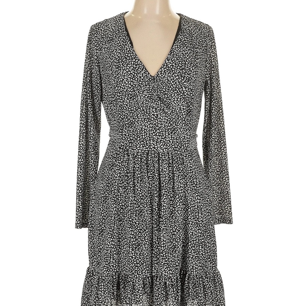 NWT Michael Kors Black and White Wrap Dress